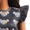 Poza cu PAPUSA BARBIE FASHIONISTA BRUNETA CU ROCHITA MOUSE PRINT