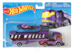Poza cu SET CAMION SI MASINA SPORT HOT WHEELS BIG RIG HEAT