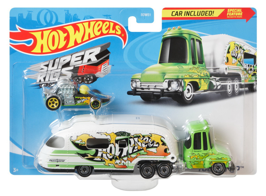 Poza cu SET CAMION SI MASINA SPORT HOT WHEELS TOONED UP