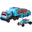 Poza cu SET CAMION SI MASINA SPORT HOT WHEELS STUNTIN SEMI