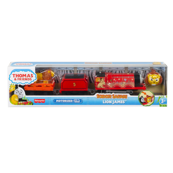 Poza cu THOMAS LOCOMOTIVA MOTORIZATA SAFARI LION JAMES