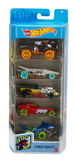 Poza cu SET 5 MASINI HOT WHEELS STREETS BEASTS