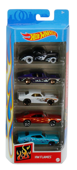 Poza cu SET 5 MASINI HOT WHEELS FLAMES