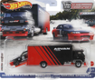 Poza cu HOT WHEELS TRANSPORTATOR SAKURA SPRINTER CU MASINUTA NISSAN SKYLINE GT-R SCARA 1:64