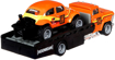 Poza cu HOT WHEELS TRANSPORTATOR HORIZONT HAULER CU MASINUTA VOLKSWAGEN BAJA BUG SCARA 1:64
