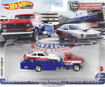 Poza cu HOT WHEELS TRANSPORTATOR HORIZON HAULER CU MASINUTA CHEVROLET VEGAS STOCK '74 SCARA 1:64