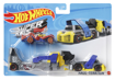 Poza cu SET CAMION SI MASINA SPORT HOT WHEELS HAUL TERATION ROSU