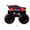 Poza cu HOT WHEELS MONSTER TRUCK CU MASINUTE MOV SI PORTOCALIU