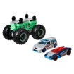 Poza cu HOT WHEELS MONSTER TRUCK CU MASINUTE GRI SI ALBASTRU
