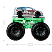 Poza cu HOT WHEELS MONSTER TRUCK CU MASINUTE GRI SI ALBASTRU