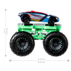 Poza cu HOT WHEELS MONSTER TRUCK CU MASINUTE GRI SI ALBASTRU