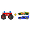 Poza cu HOT WHEELS MONSTER TRUCK CU MASINUTE GALBEN SI ALBASTRU