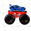 Poza cu HOT WHEELS MONSTER TRUCK CU MASINUTE GALBEN SI ALBASTRU