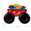 Poza cu HOT WHEELS MONSTER TRUCK CU MASINUTE GALBEN SI ALBASTRU