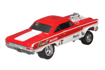 Poza cu HOT WHEELS TRANSPORTATOR MERCURY COMET CYCLONE 65' CU MASINUTA  FORD C-800 SCARA 1:64