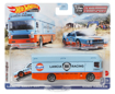 Poza cu HOT WHEELS TRANSPORTATOR EURO HAULER  CU MASINUTA LANCIA RALLY 037SCARA 1:64