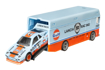 Poza cu HOT WHEELS TRANSPORTATOR EURO HAULER  CU MASINUTA LANCIA RALLY 037SCARA 1:64