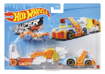Poza cu SET CAMION SI MASINA SPORT HOT WHEELS HAUL TERATION PORTOCALIU