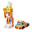Poza cu SET CAMION SI MASINA SPORT HOT WHEELS HAUL TERATION PORTOCALIU