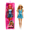 Poza cu PAPUSA BARBIE FASHIONISTA BLONDA CU TINUTA CASUAL ALBASTRA SI OCHELARI DE SOARE