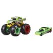 Poza cu HOT WHEELS MONSTER TRUCK SI MASINUTA METALICA INVADER