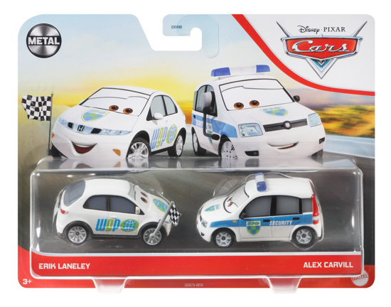 Poza cu CARS3 SET 2 MASINUTE METALICE ERIK LANELEY SI ALEX CARVILL