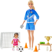 Poza cu BARBIE PAPUSA CARIERE SET SPORT ANTRENOR DE FOTBAL BLONDA