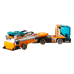 Poza cu SET CAMION SI MASINA SPORT HOT WHEELS DISTRICT TRANSPORT