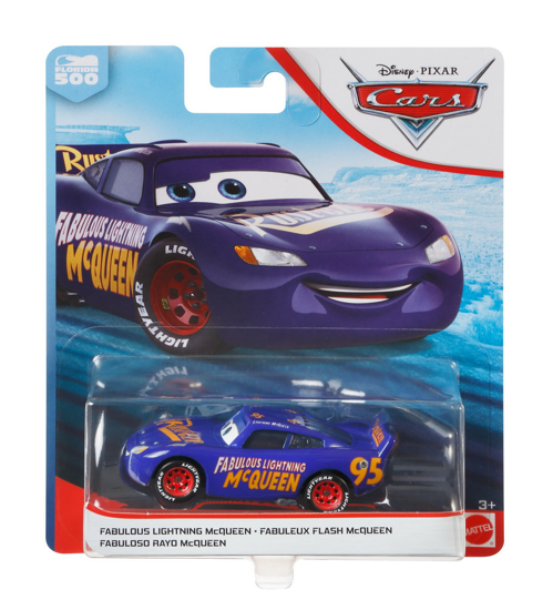 Poza cu MASINUTA METALICA CARS3 PERSONAJUL FABULOSUL FULGER McQUEEN