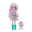 Poza cu ENCHANTIMALS PAPUSI SI ANIMALUTE SYBILL SNOW LEOPARD & FLAKE