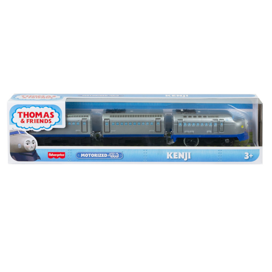Poza cu THOMAS LOCOMOTIVA  MOTORIZATA KENJI CU 2 VAGOANE SI ACCESORII