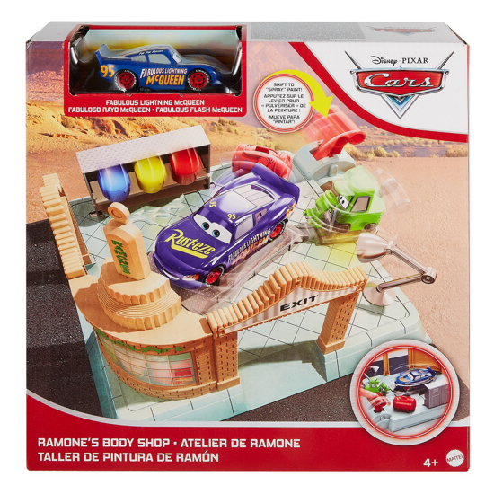 Poza cu CARS SET DE JOACA VOPSITORIE RAMONE'S PAINT SHOP