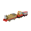 Poza cu THOMAS LOCOMOTIVA GOLDEN THOMAS MOTORIZATA CU 2 VAGOANE SI ACCESORII