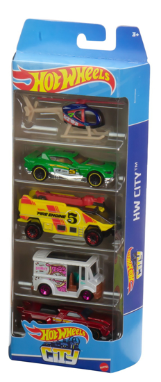 Poza cu SET 5 MASINI HOT WHEELS CITY