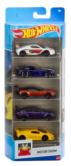 Poza cu SET 5 MASINI HOT WHEELS MOTOR SHOW