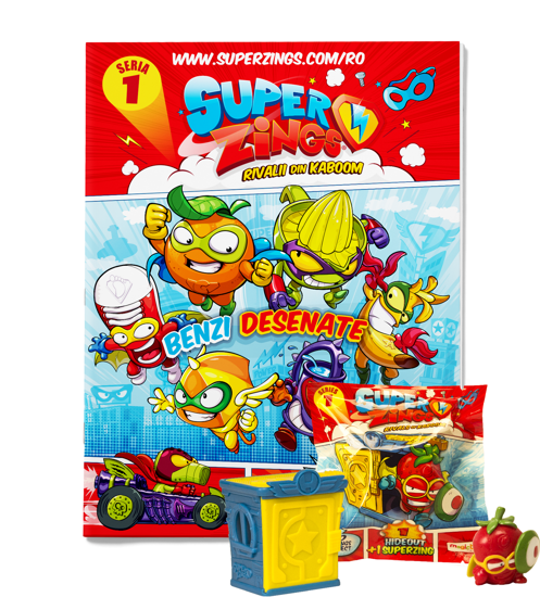 Poza cu SUPERZINGS SERIA 1 PACHET JUCARIE SI REVISTA