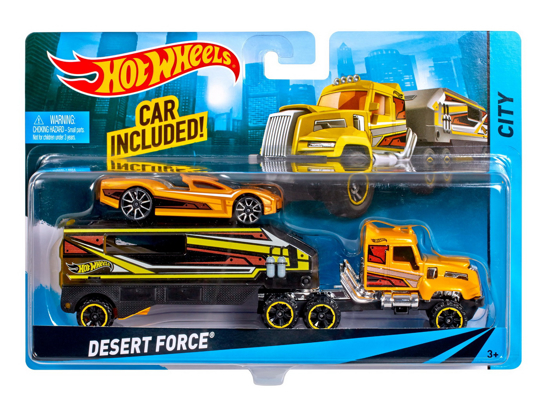 Poza cu SET CAMION SI MASINA SPORT HOT WHEELS DESERT FORCE