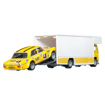 Poza cu HOT WHEELS TRANSPORTATOR FLEET FLYER CU MASINUTA MERCEDES BENZ SCARA 1:64