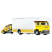 Poza cu HOT WHEELS TRANSPORTATOR FLEET FLYER CU MASINUTA MERCEDES BENZ SCARA 1:64