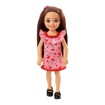 Poza cu BARBIE PAPUSA CHELSEA SATENA CU ROCHITA CU CIRESE