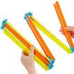 Poza cu HOT WEELS TRACK BUILDER ELEMENTE PISTA PLIABILA GALBENA