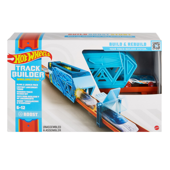 Poza cu HOT WEELS TRACK BUILDER ELEMENTE PISTA GLISATI SI LANSATI