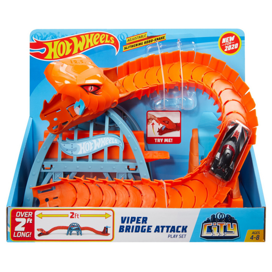 Poza cu CITY CURSA CU OBSTACOL HOT WHEELS PODUL ATACULUI COBREI