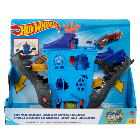 Poza cu CITY CURSA CU OBSTACOL HOT WHEELS ATACUL CONACULUI CROCODILULUI