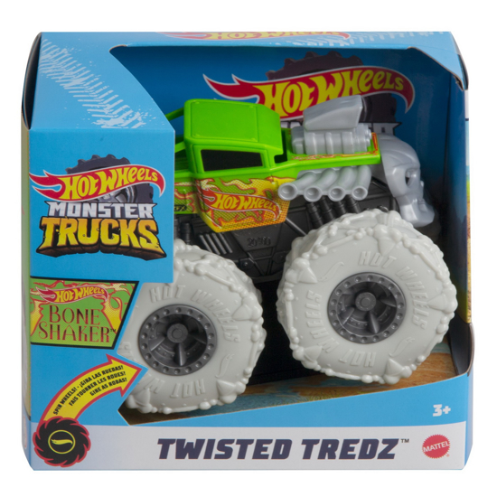 Poza cu HOT WHEELS MONSTER TRUCK MASINUTA TWISTER TREDZ BONE SHAKER SCARA 1:43