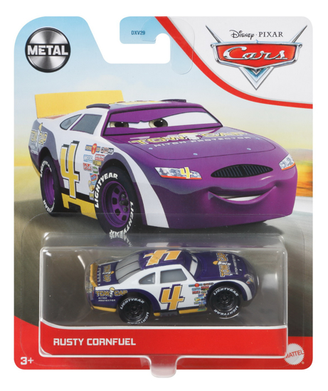 Poza cu MASINUTA METALICA CARS3 PERSONAJUL RUSTY CORNFUEL