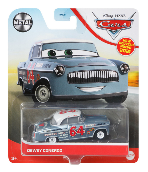 Poza cu MASINUTA METALICA CARS3 PERSONAJUL DEWEY CONEROD
