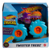 Poza cu HOT WHEELS MONSTER TRUCK MASINUTA TWISTER TREDZ MEGA WREX ALBASTRU SCARA 1:43