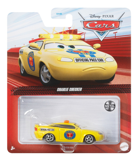 Poza cu MASINUTA METALICA CARS3 PERSONAJUL CHARLIE CHECKER