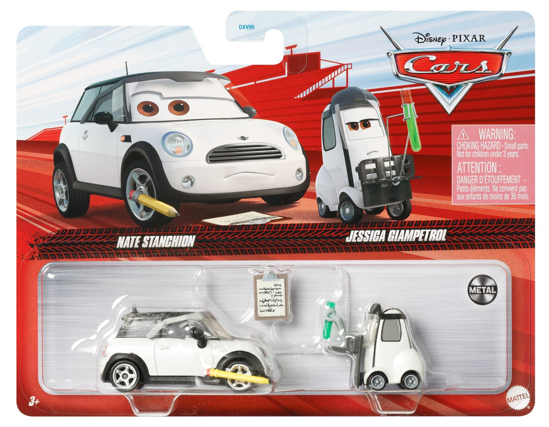 Poza cu CARS3 SET 2 MASINUTE METALICE NATE STANCHION SI JESSICA GIAMPETROL